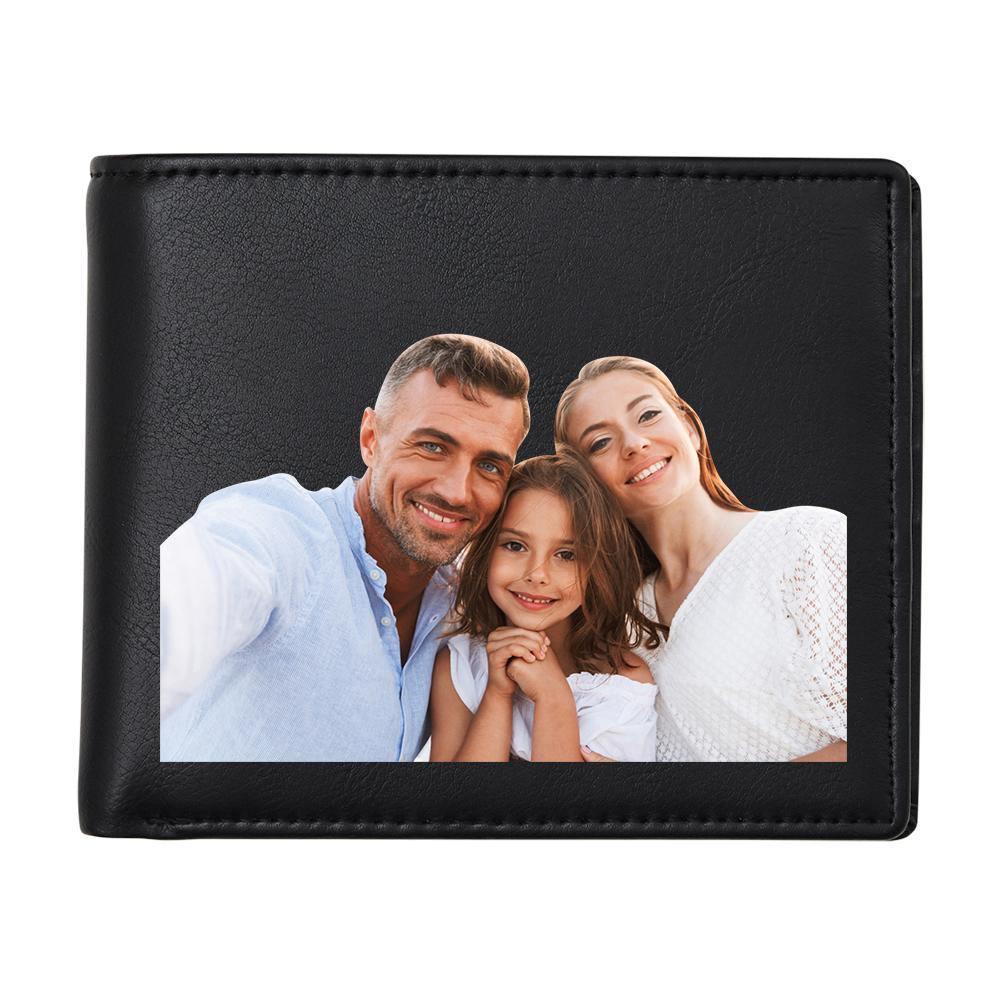 Personalized Leather Wallet Anti-Theft Brush RFID Protected Men's Wallet