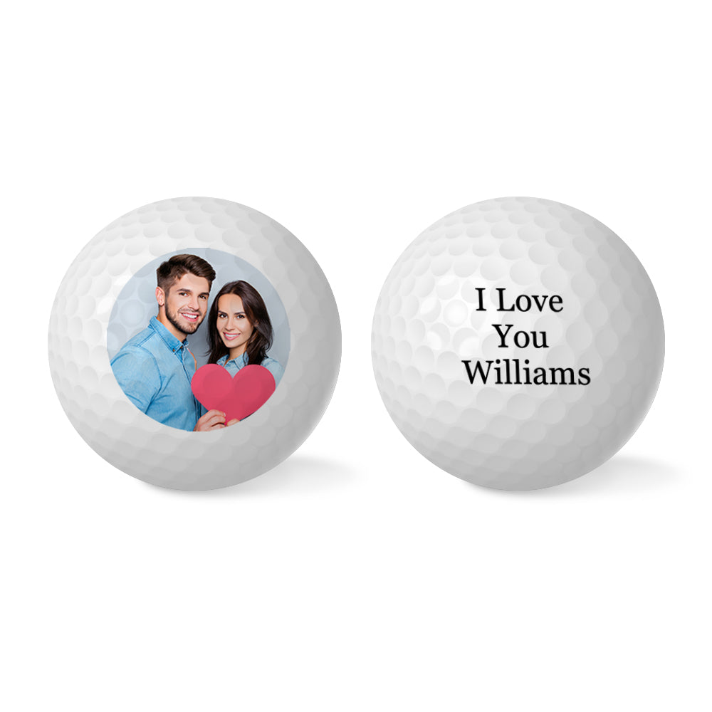 Custom Golf Balls with Picture and Text - 1PC