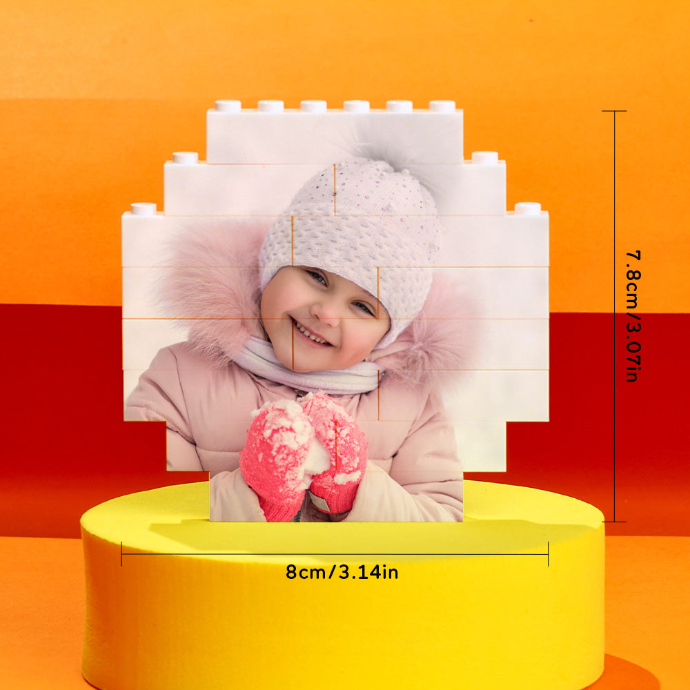 Custom Photo Building Bricks Personalised Block Octagon Shape