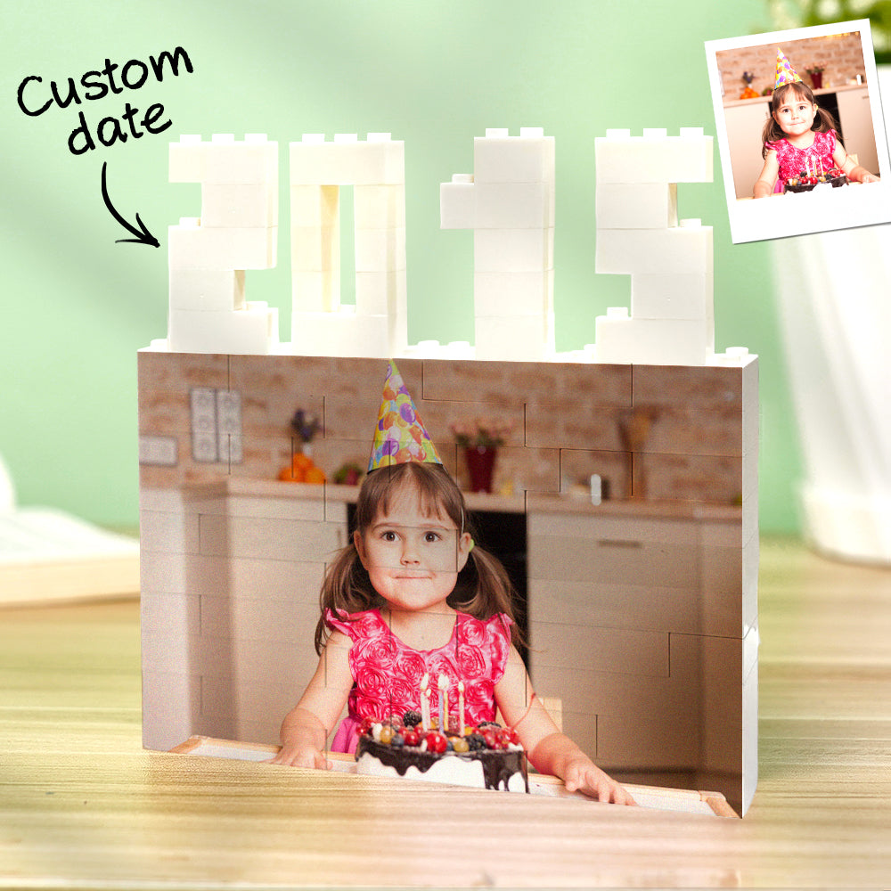 Custom Building Brick Photo Block Personalised Brick Puzzles Unique Gifts for Adults and Kids