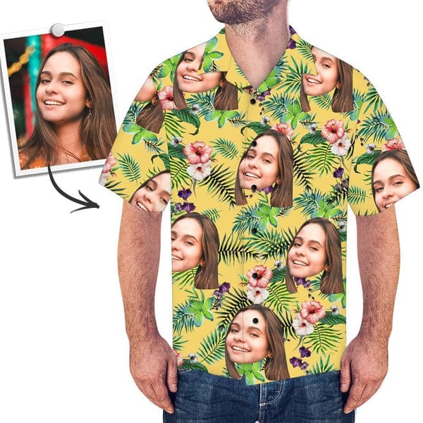 Custom Hawaiian Shirt With Face Gifts for Beach Party Gifts for Men Multiple Styles