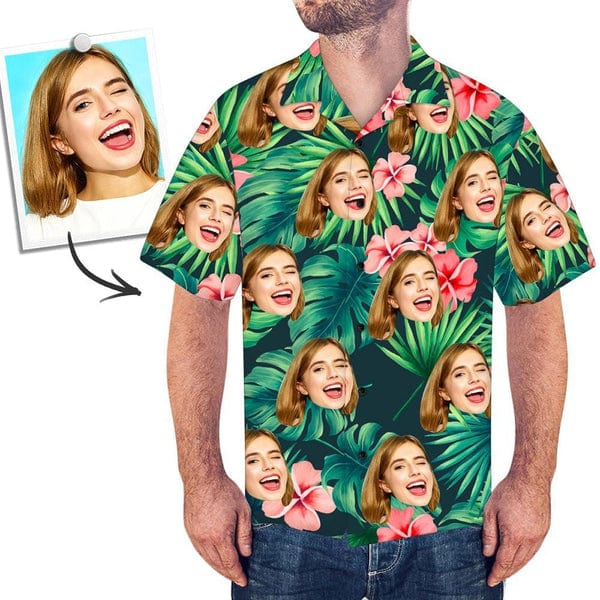 Custom Hawaiian Shirt With Face Gifts for Beach Party Gifts for Men Multiple Styles