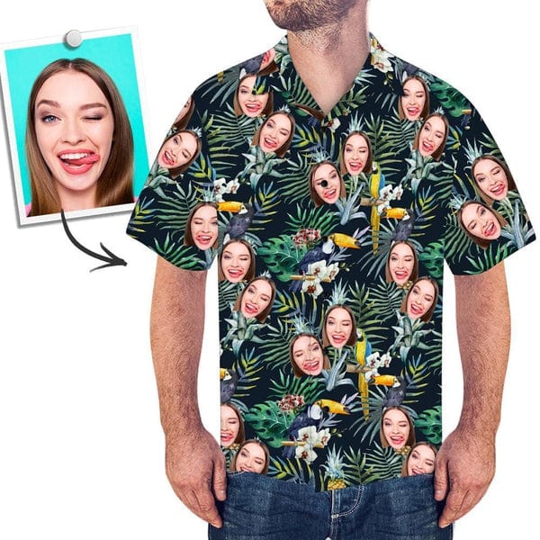 Custom Hawaiian Shirt With Face Gifts for Beach Party Gifts for Men Multiple Styles