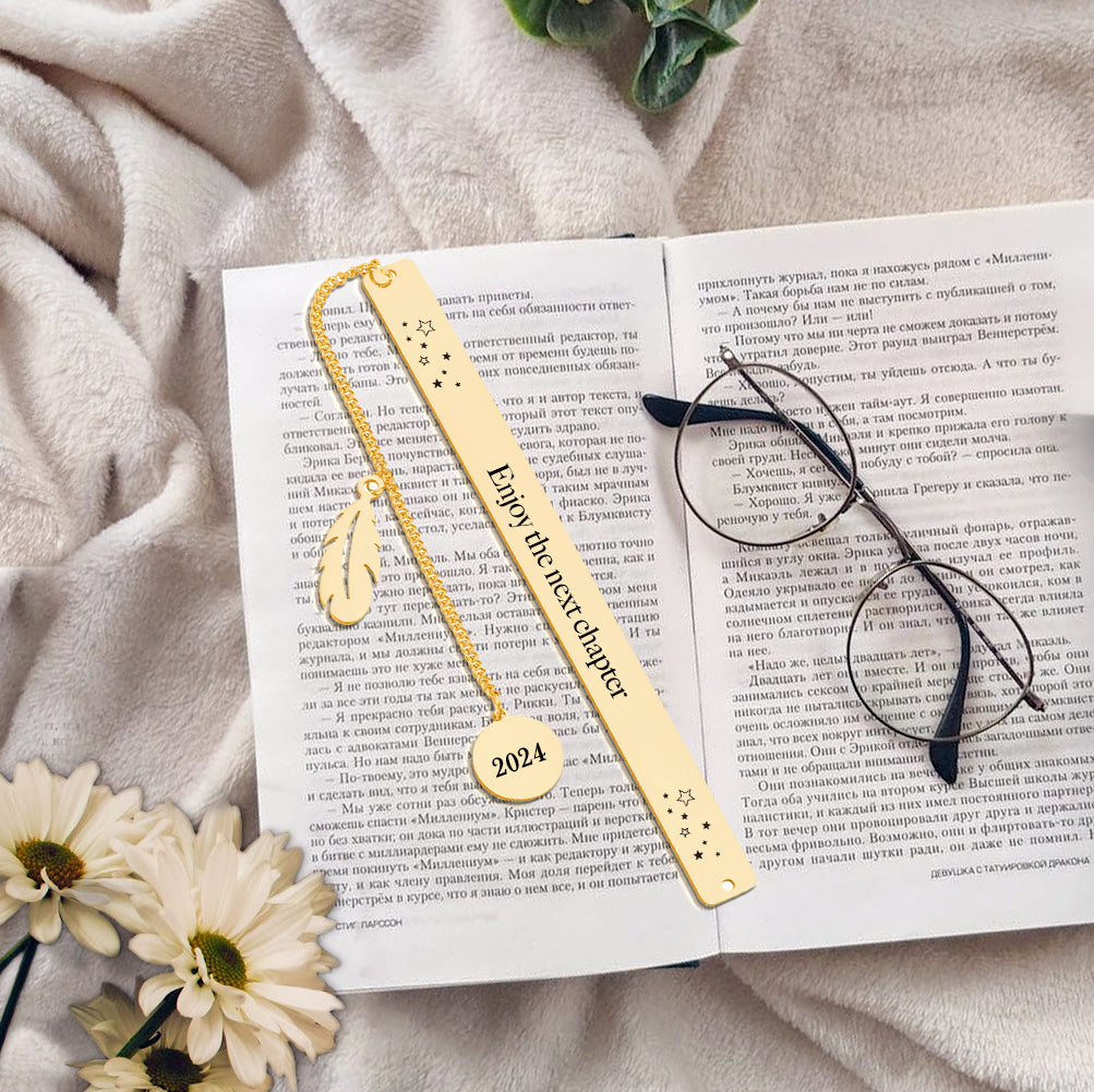 Personalized Bookmark Custom Text Bookmark Back to School Gift for Reader