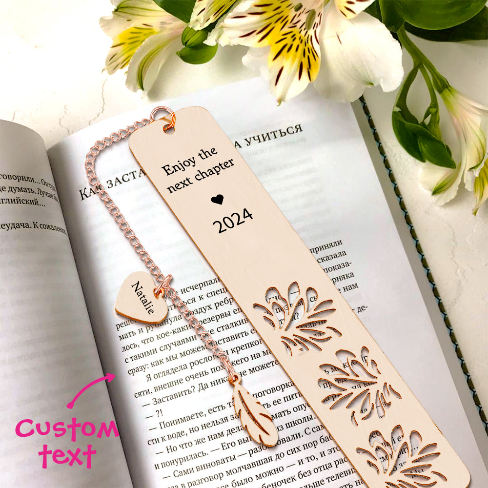 Personalized Bookmark Custom Text Bookmark Back to School Gifts for Reader