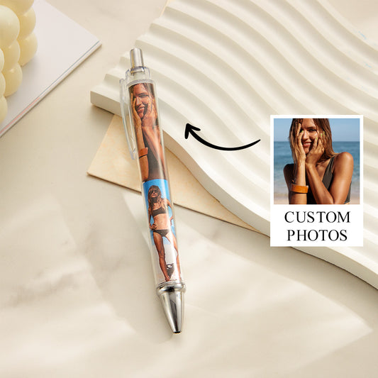 Personalized Multi-Picture Ballpoint Pen - Perfect Back-to-School Gift