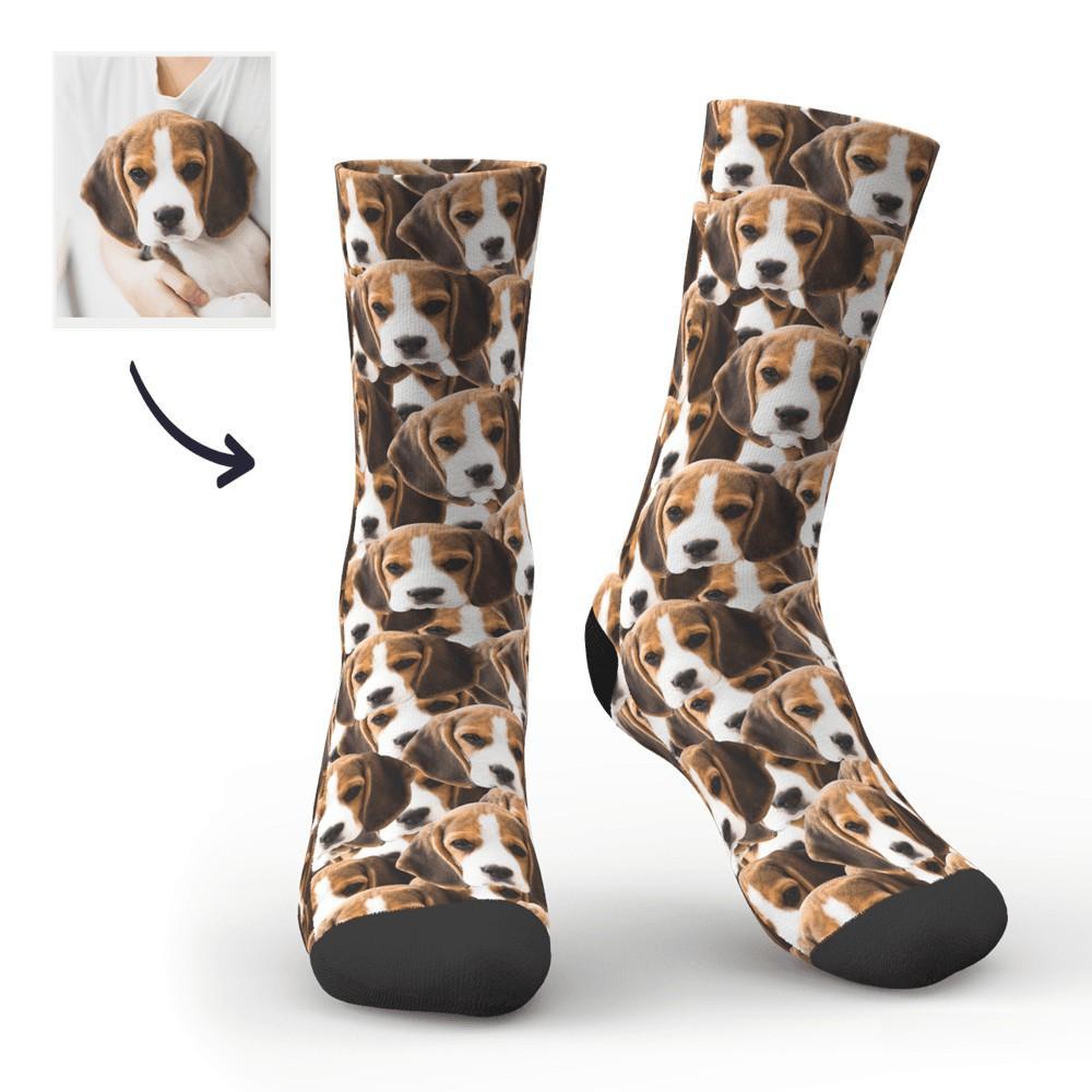 Custom Pet Photo Socks With Face