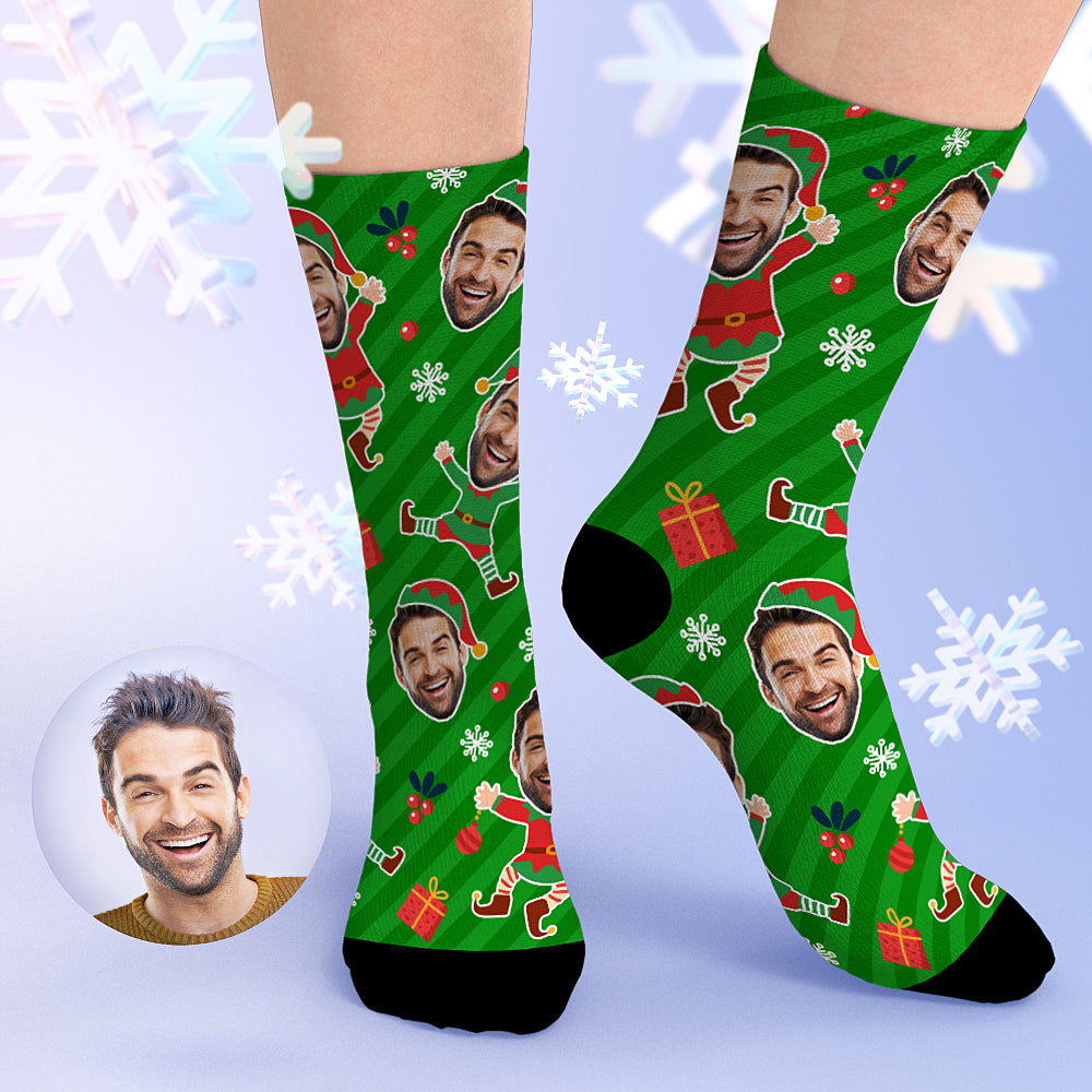 Personalised Photo Socks Custom Funny Face Socks Christmas Gifts