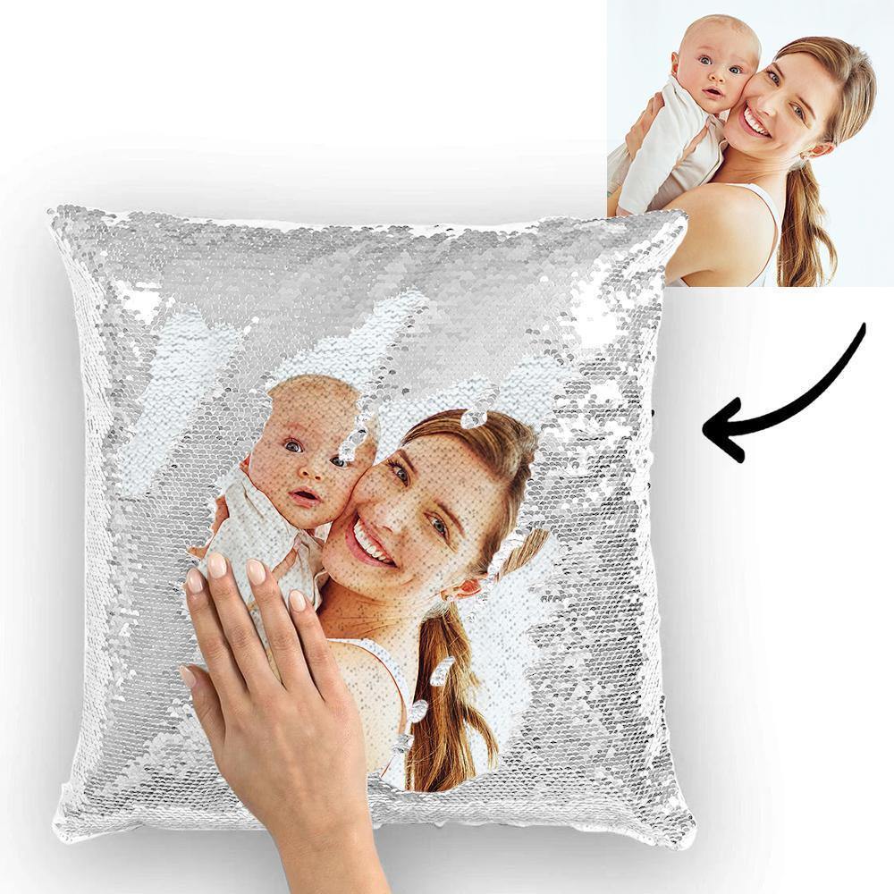 Custom Photo Magic Sequin Pillow Case - Multiple Colors