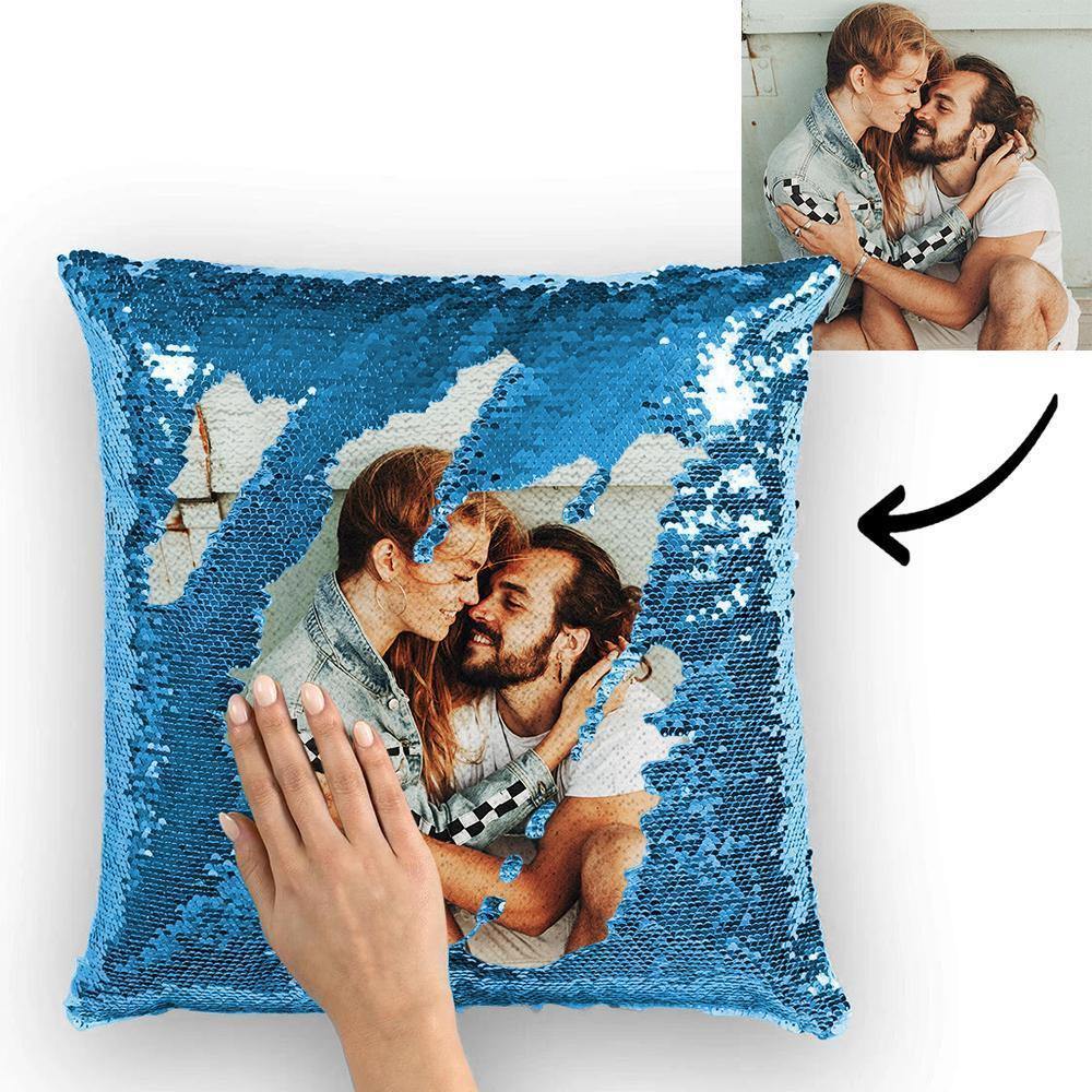 Custom Photo Magic Sequin Pillow Case - Multiple Colors