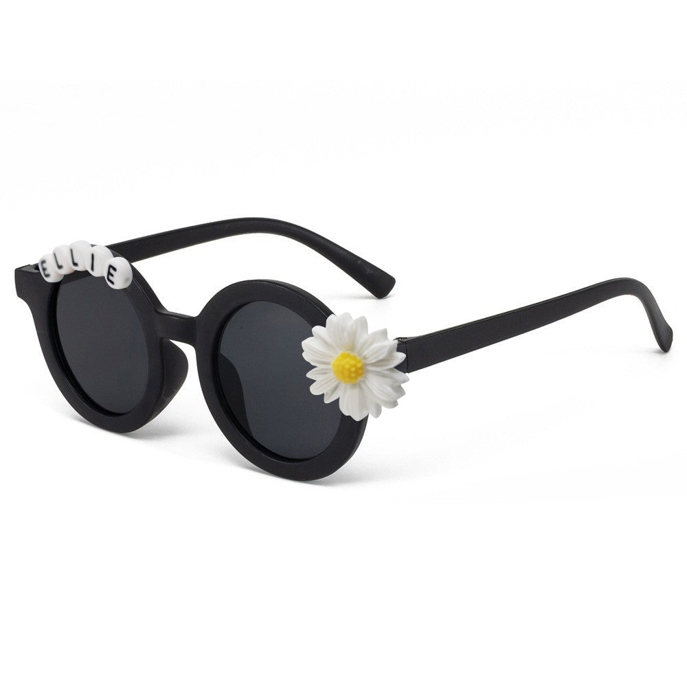 Personalized Daisy Sunglasses for Kids Customized Baby Name Shades Unique Toddler Gift