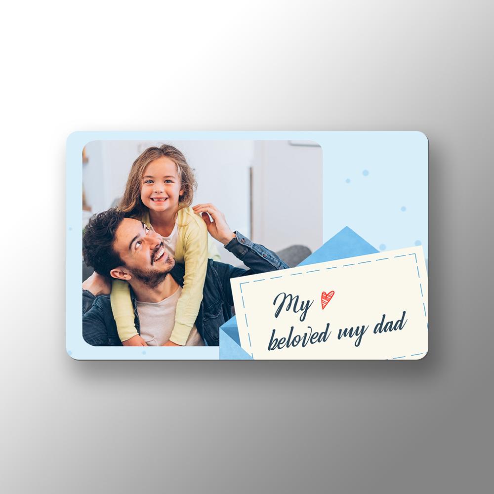 Custom Photo Wallet Insert Card Father's Gifts Card