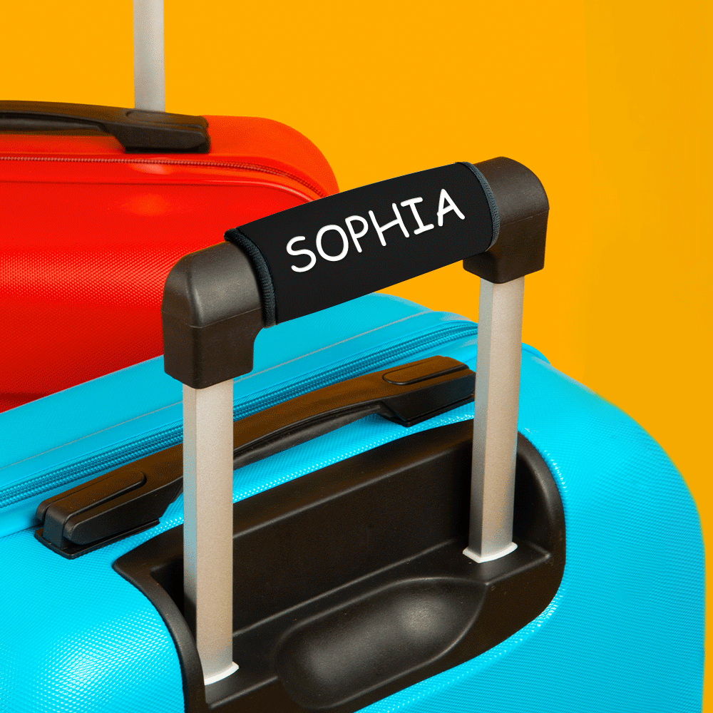 Personalized Luggage Handle Wrap Tag Travel Accessories Birthday Gift for Travel Lovers