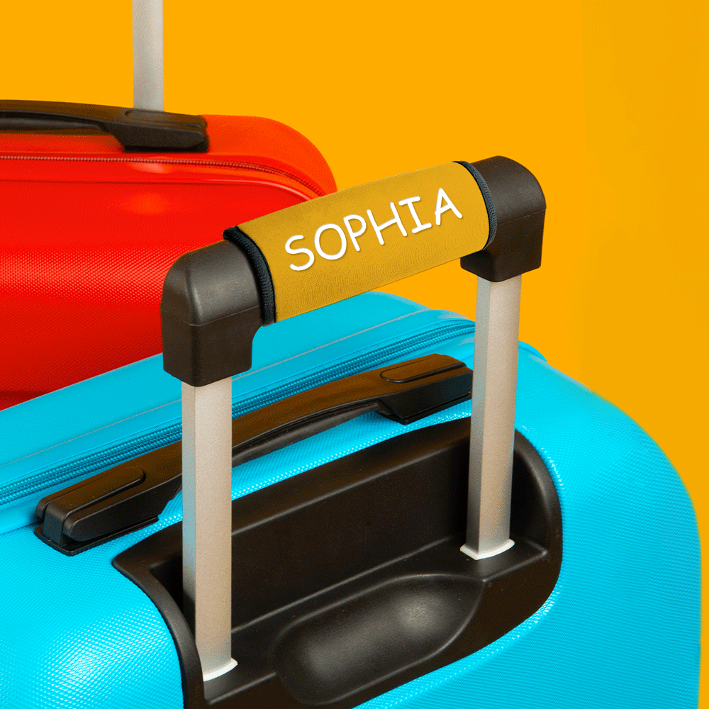 Personalized Luggage Handle Wrap Tag Travel Accessories Birthday Gift for Travel Lovers