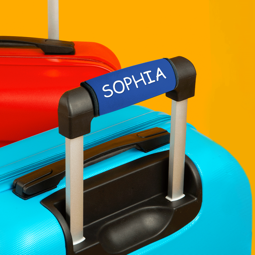 Personalized Luggage Handle Wrap Tag Travel Accessories Birthday Gift for Travel Lovers