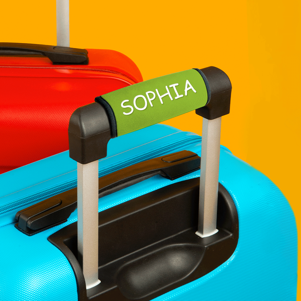 Personalized Luggage Handle Wrap Tag Travel Accessories Birthday Gift for Travel Lovers