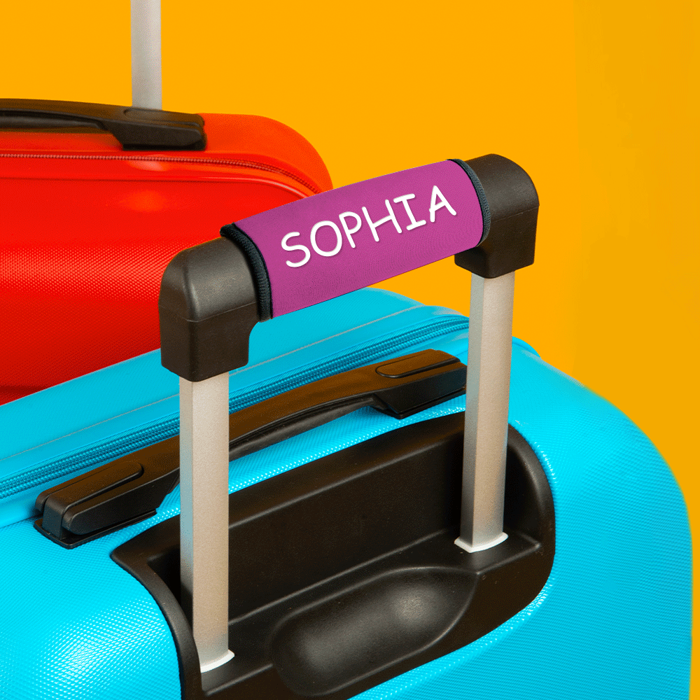 Personalized Luggage Handle Wrap Tag Travel Accessories Birthday Gift for Travel Lovers