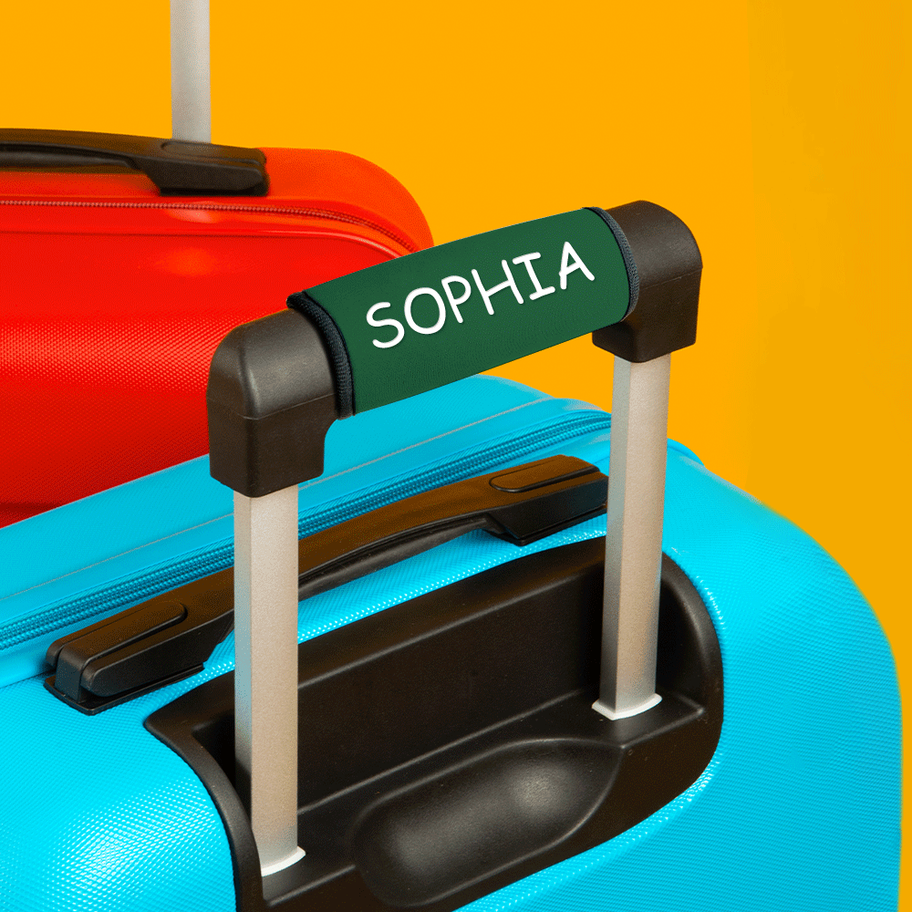 Personalized Luggage Handle Wrap Tag Travel Accessories Birthday Gift for Travel Lovers