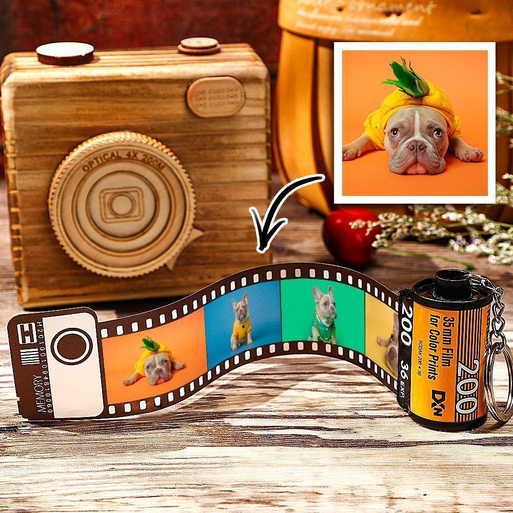 Custom Camera Film Roll Keychain Gift for Him For Boyfriend