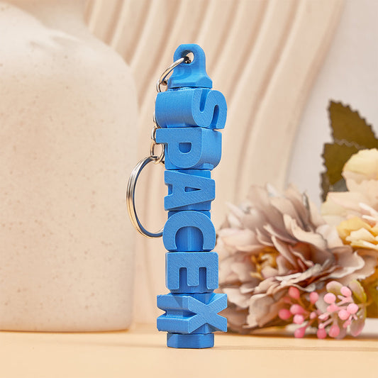 3D Printed Personalised Name Keychain Colorful Name Tags Personalised Gifts for Him