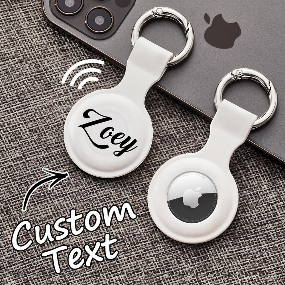 Custom AirTag Silicone Case Gifts Apple Airtag Keychain Gifts For Famliy