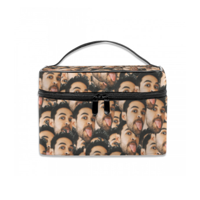 Custom Face Makeup Bag Personalized Photo Cosmetic Storage Pouch