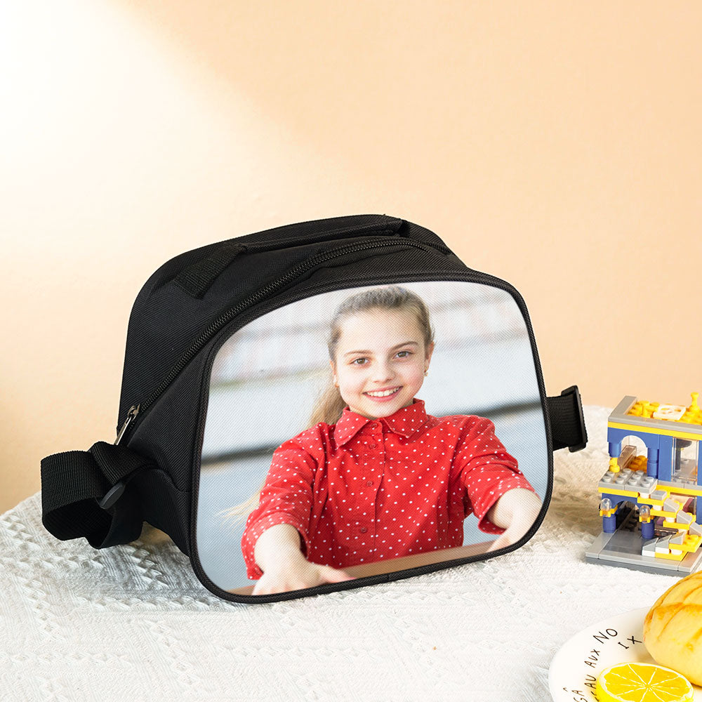 Back To School Gifts for Kids Custom Photo Insulation Lunch Bag