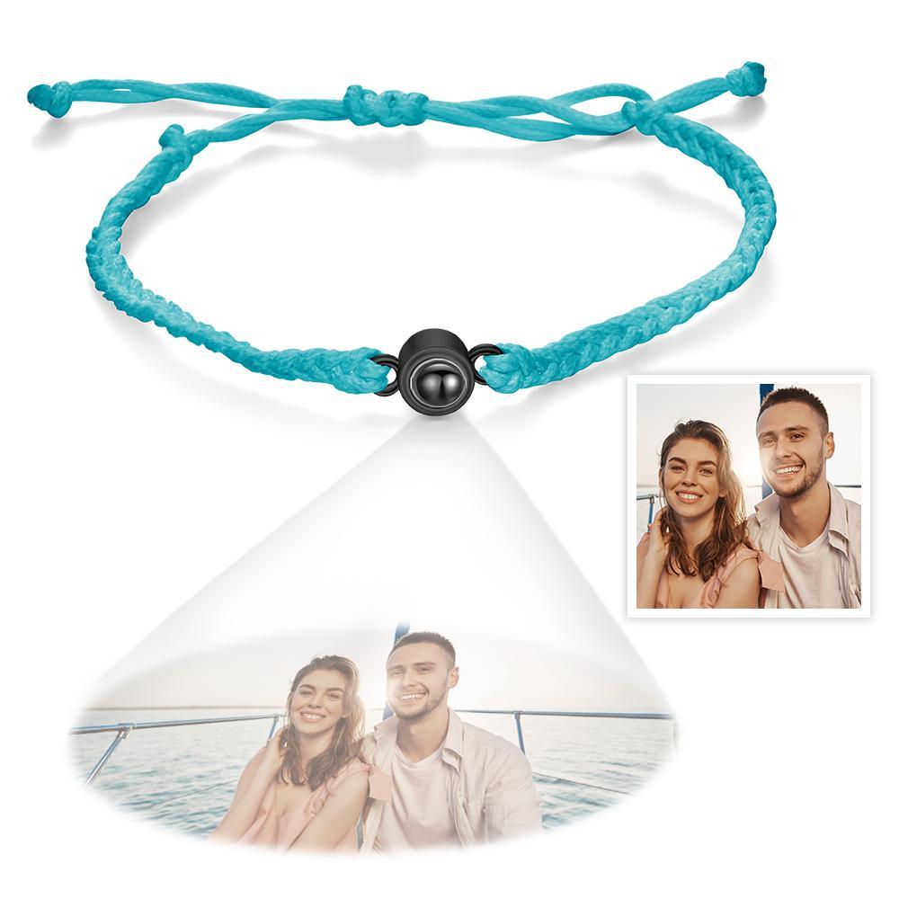 Custom Projection Bracelet Simple Woven Couple Bracelet