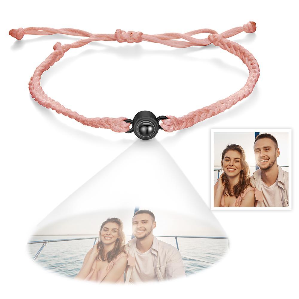 Custom Projection Bracelet Simple Woven Couple Bracelet