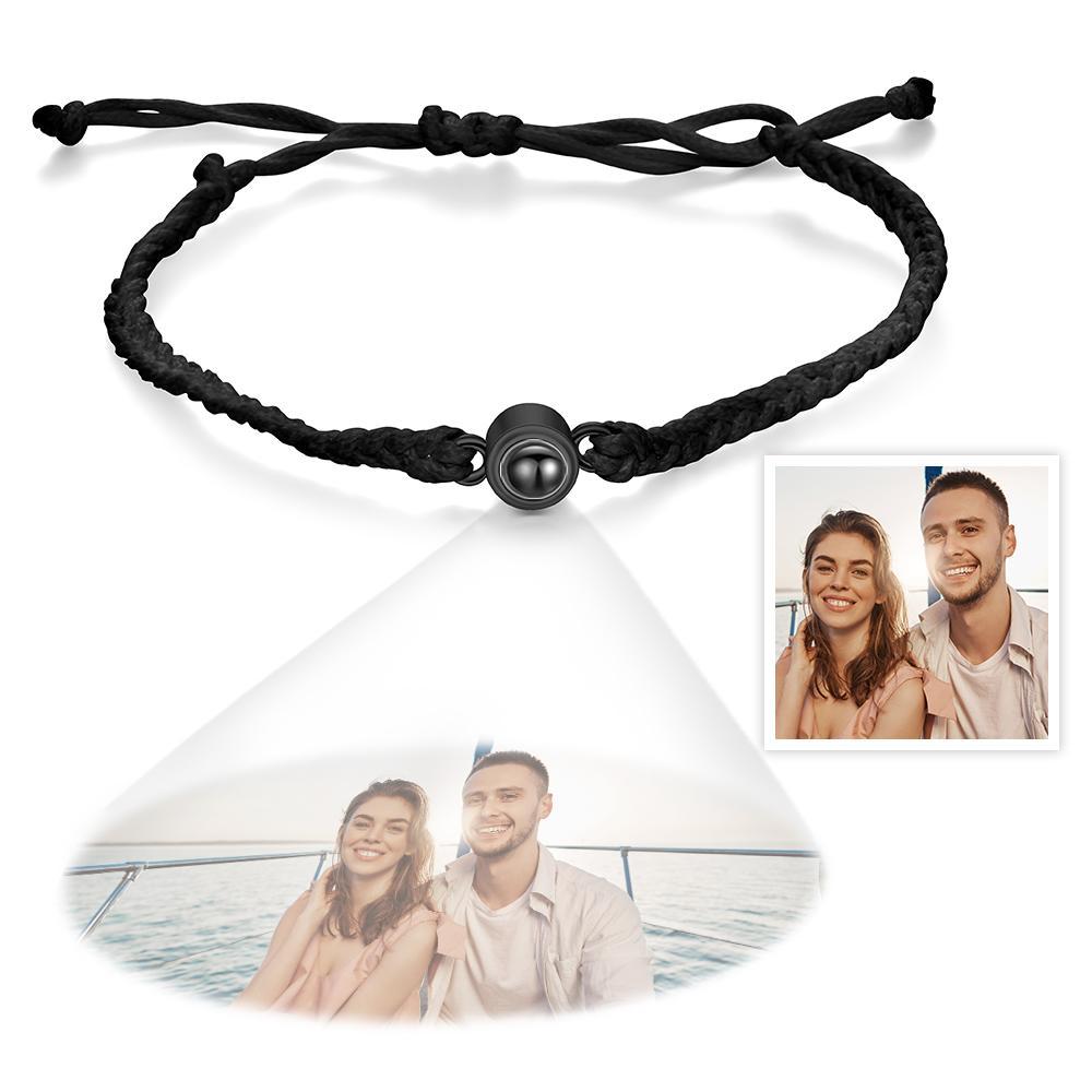 Custom Projection Bracelet Simple Woven Couple Bracelet