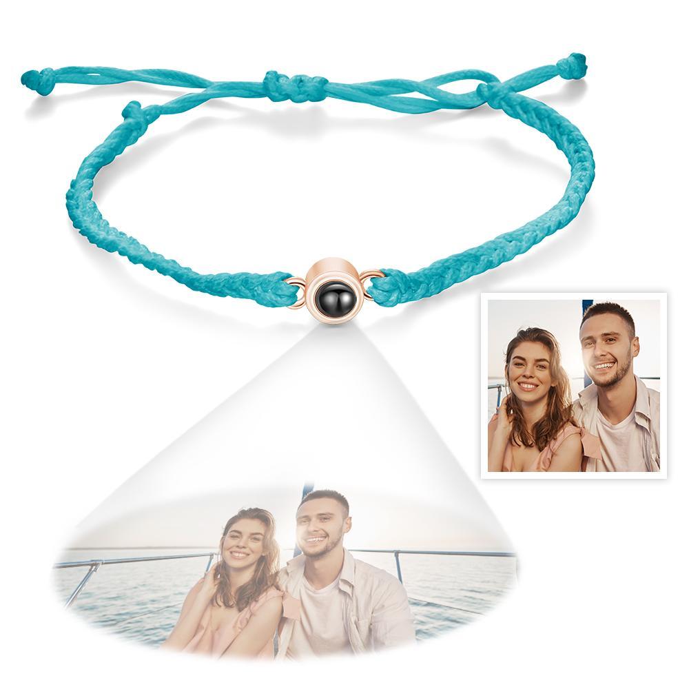 Custom Projection Bracelet Simple Woven Couple Bracelet