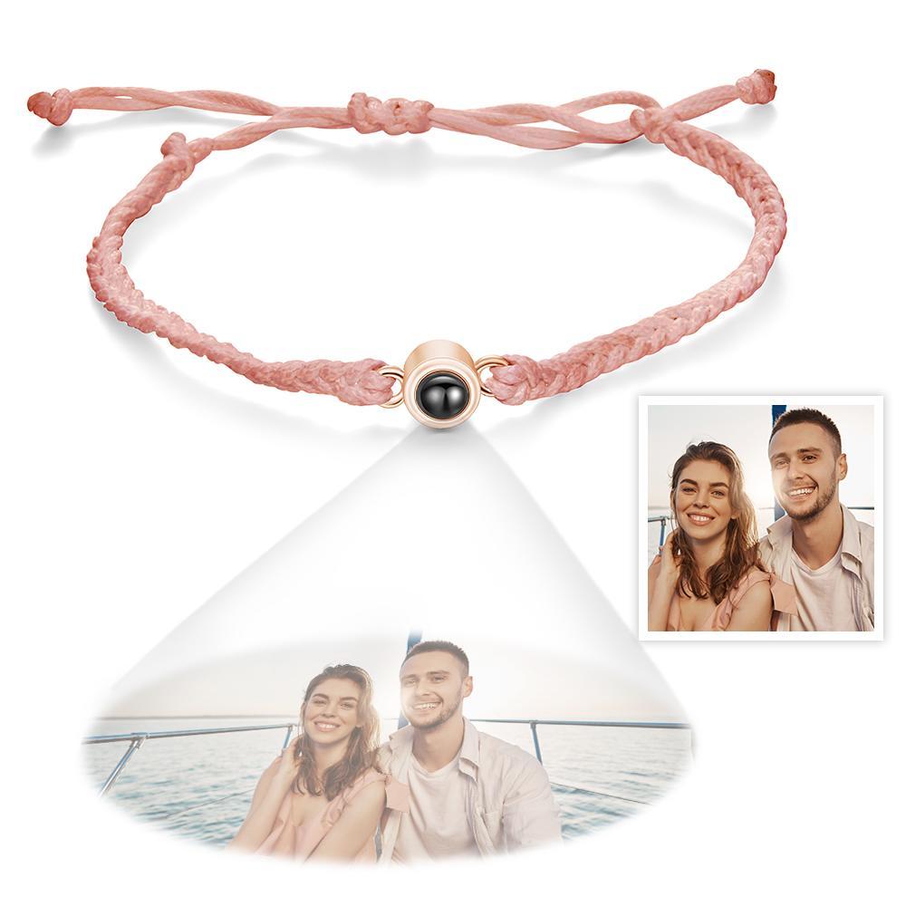 Custom Projection Bracelet Simple Woven Couple Bracelet