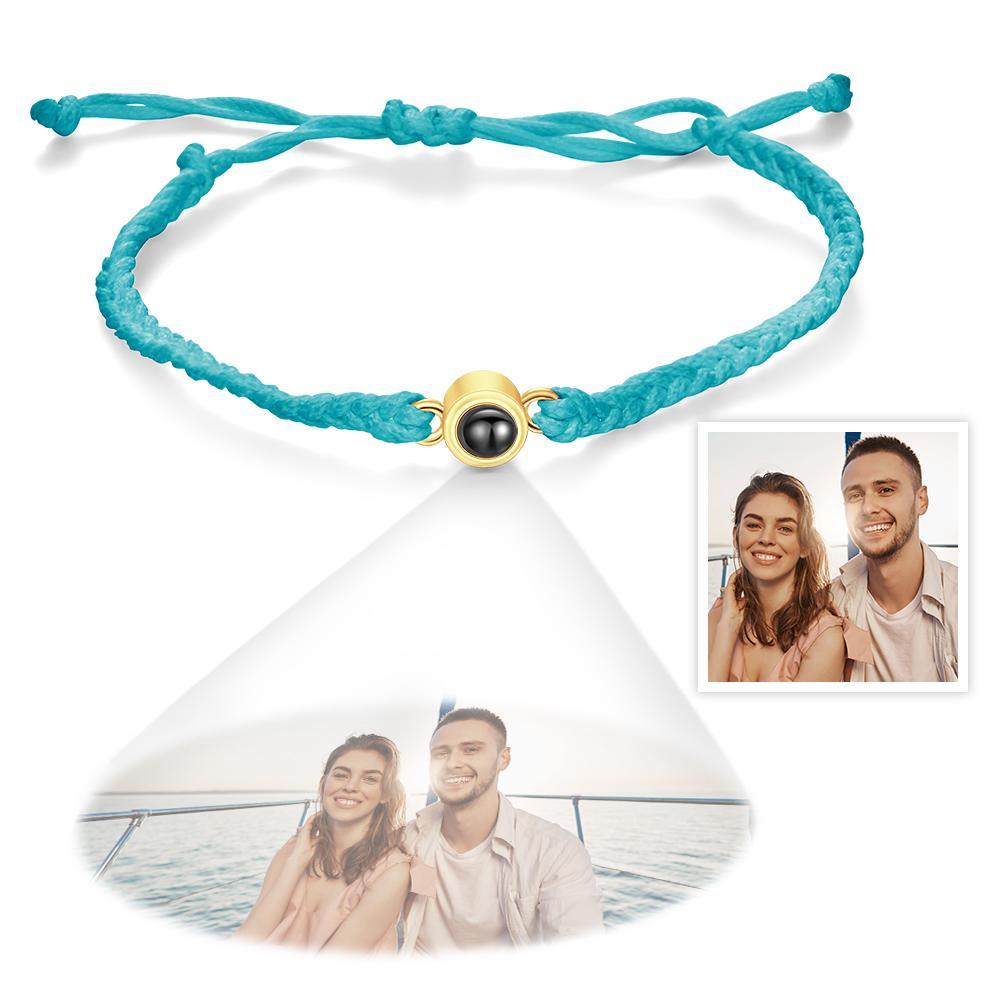 Custom Projection Bracelet Simple Woven Couple Bracelet