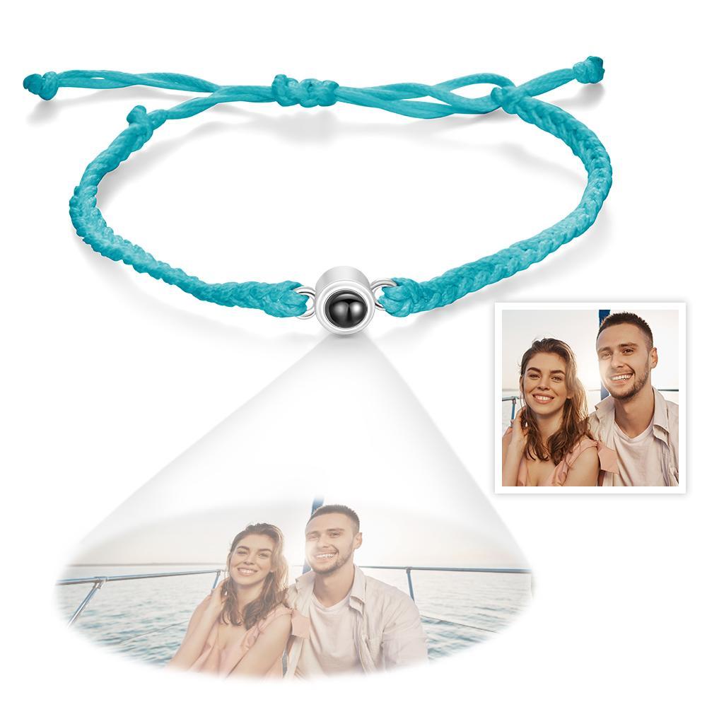 Custom Projection Bracelet Simple Woven Couple Bracelet