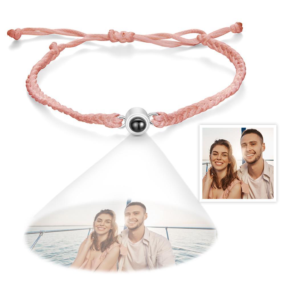 Custom Projection Bracelet Simple Woven Couple Bracelet