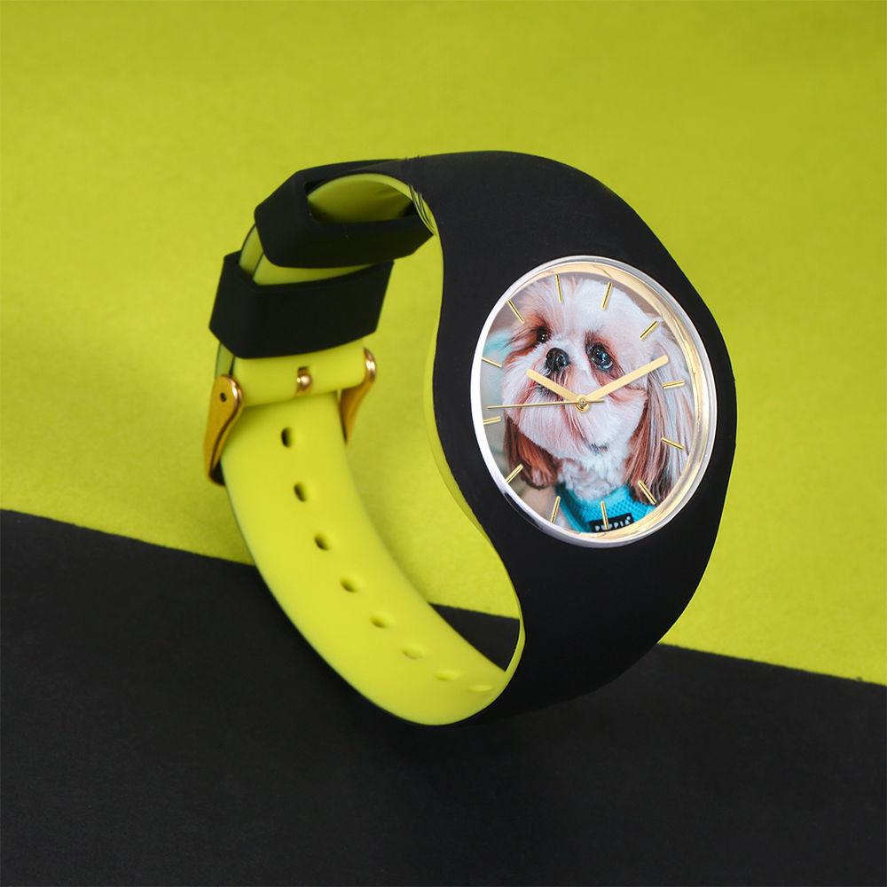 Unisex Custom Silicone Photo Watch 41mm