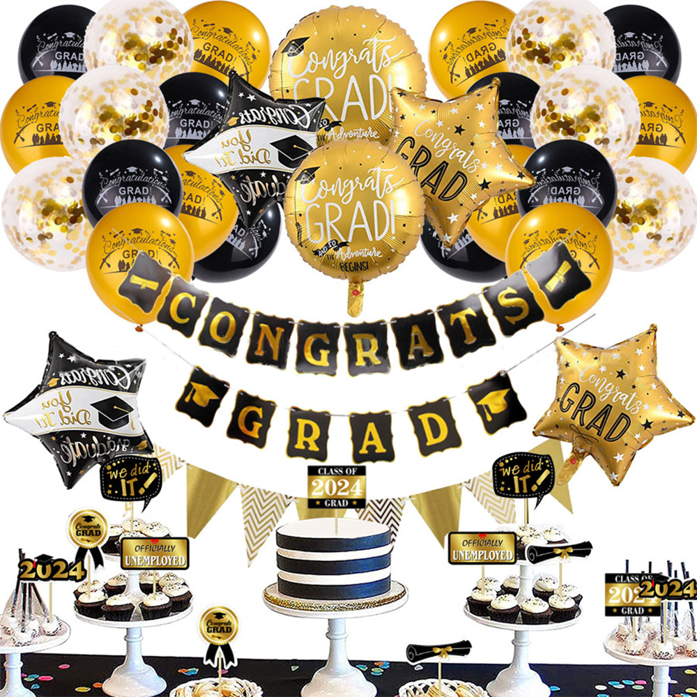 2024 Congrats Grad Balloon Kits for Graduation Party Decorations Graduation Party Supplies