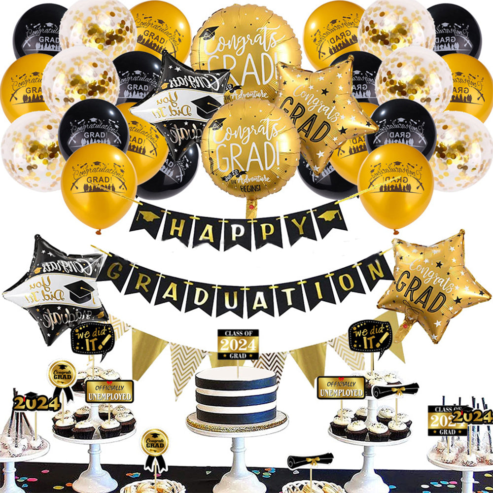 2024 Congrats Grad Balloon Kits for Graduation Party Decorations Graduation Party Supplies