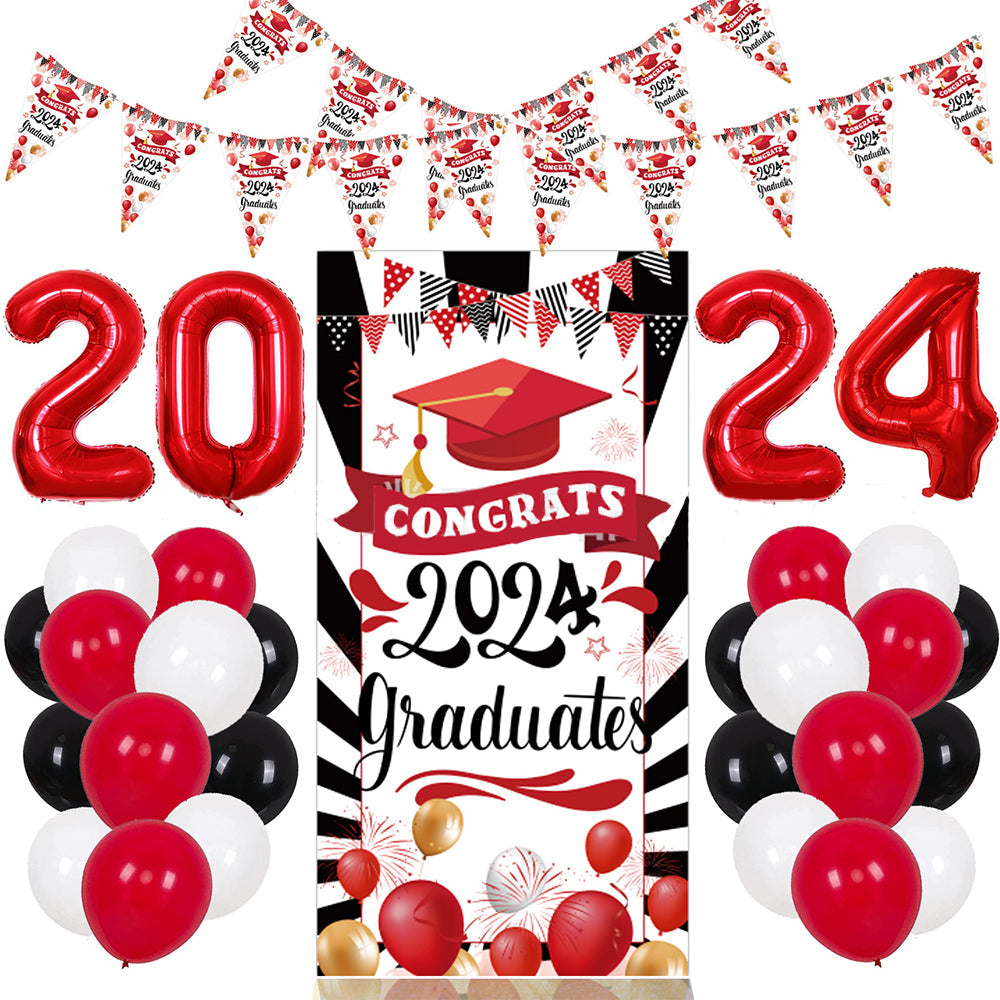 2024 Congrats Grad Balloon Kits for Graduation Party Decorations Graduation Party Supplies