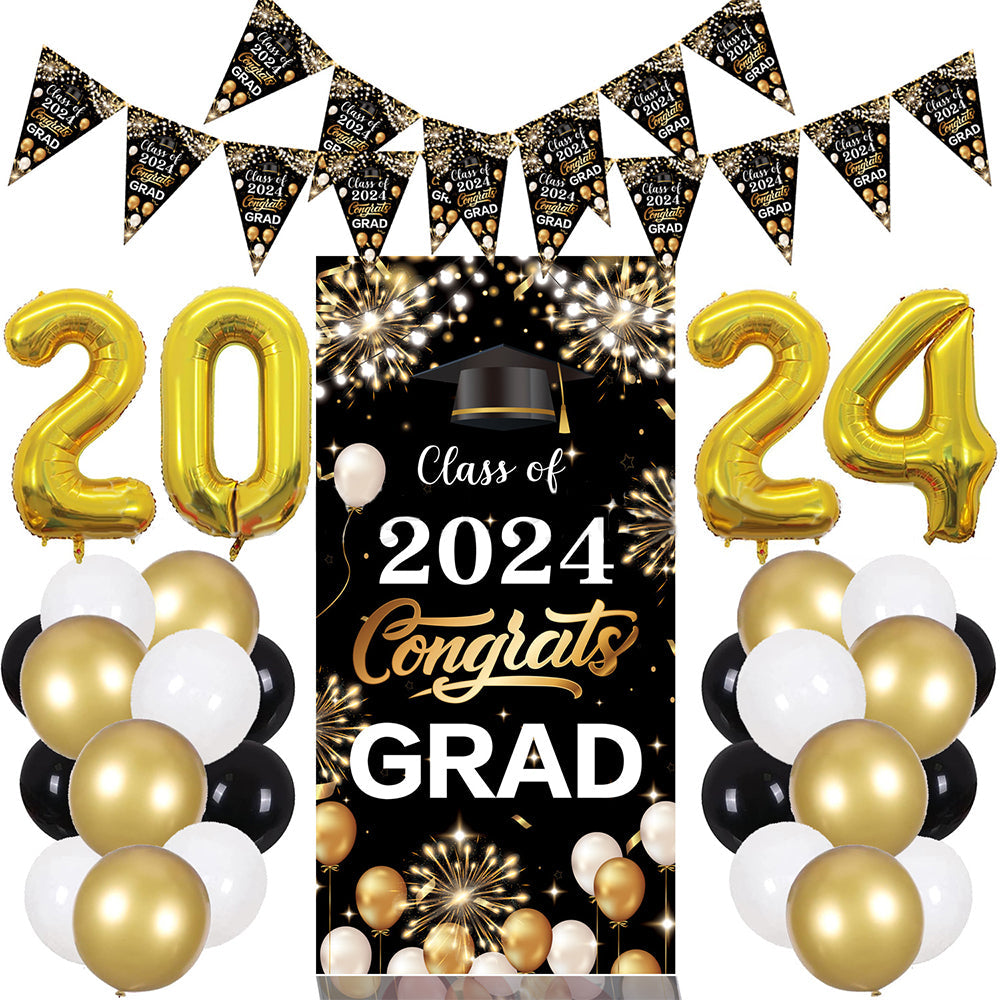 2024 Congrats Grad Balloon Kits for Graduation Party Decorations Graduation Party Supplies