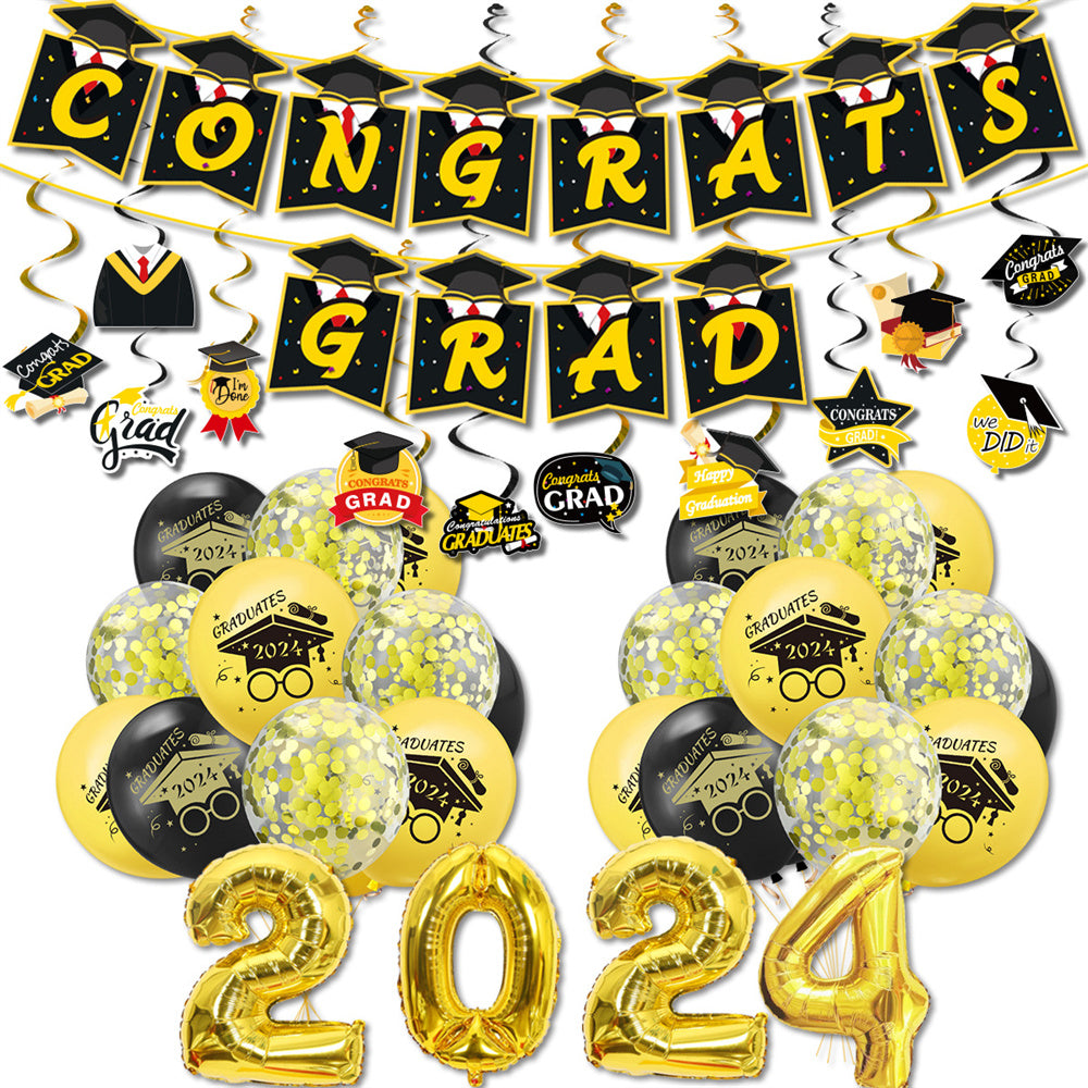 2024 Congrats Grad Balloon Kits for Graduation Party Decorations Graduation Party Supplies