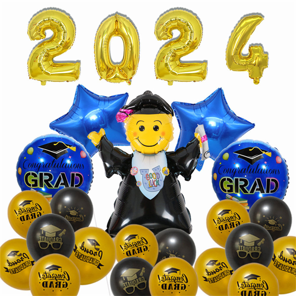 2024 Congrats Grad Balloon Kits for Graduation Party Decorations Graduation Party Supplies