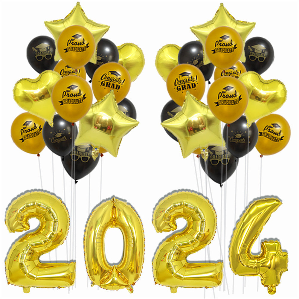 2024 Congrats Grad Balloon Kits for Graduation Party Decorations Graduation Party Supplies