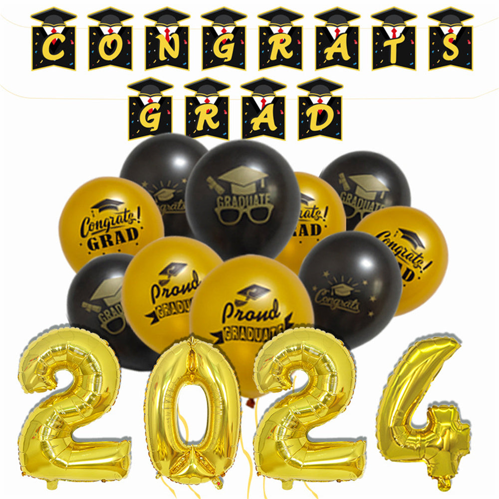 2024 Congrats Grad Balloon Kits for Graduation Party Decorations Graduation Party Supplies