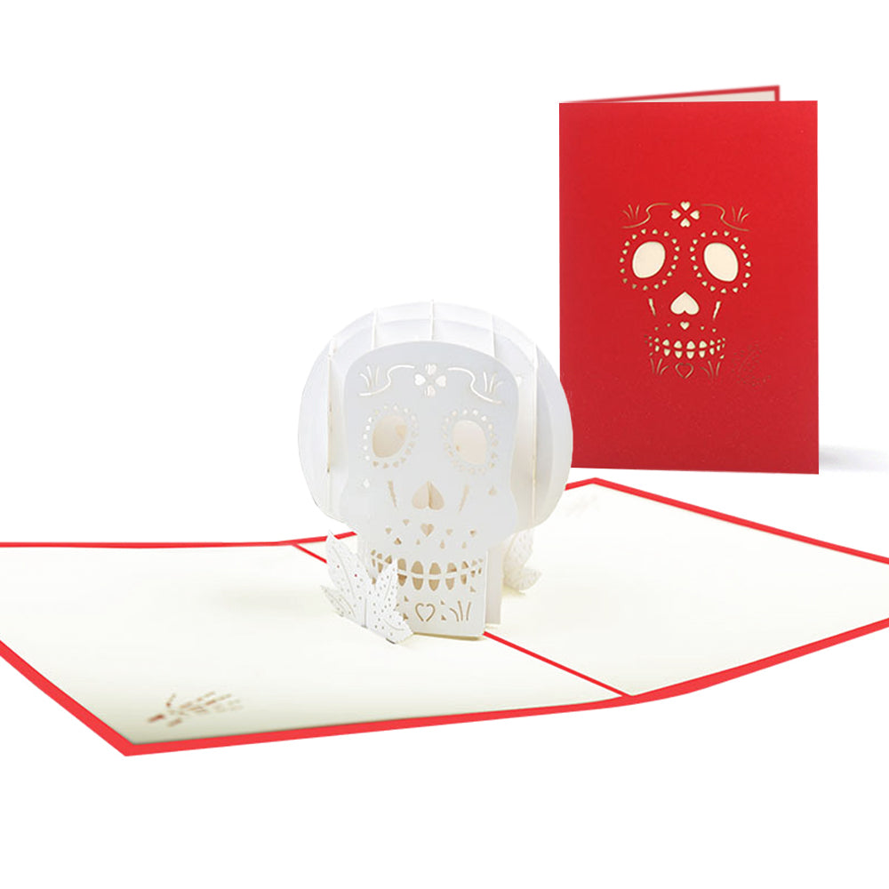 Halloween 3D Pop Up Card Skull Pop Up Greeting Card