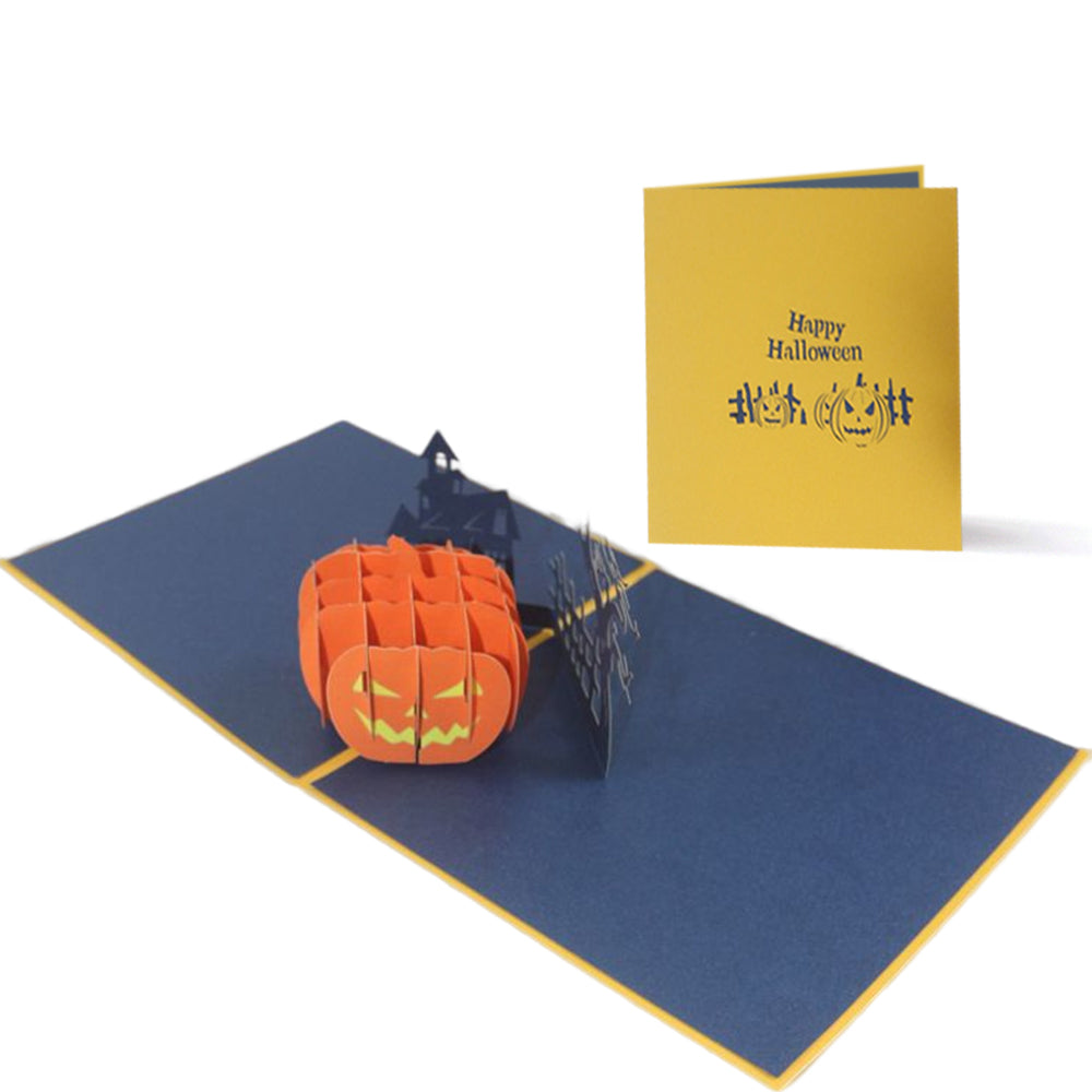 Halloween 3D Pop Up Card Pumpkin Pop Up Greeting Card