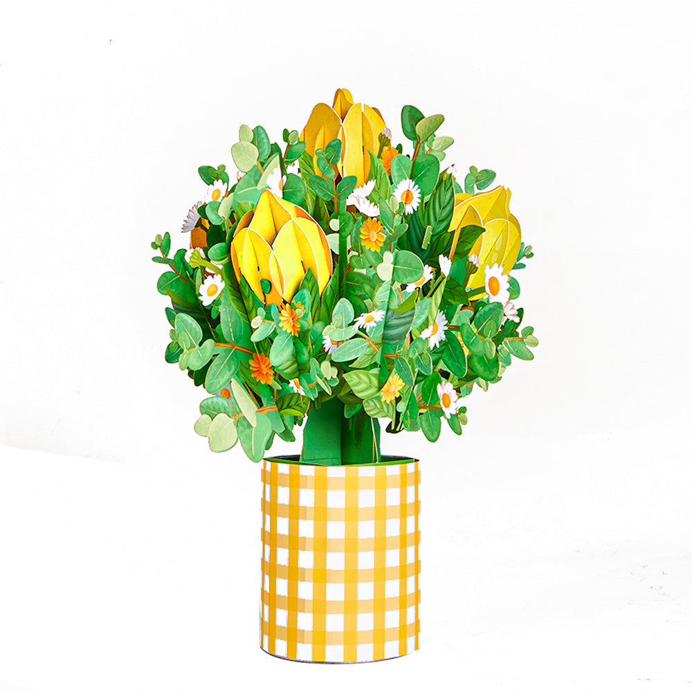 Lemon Bouquet 3D Pop Up Greeting Card