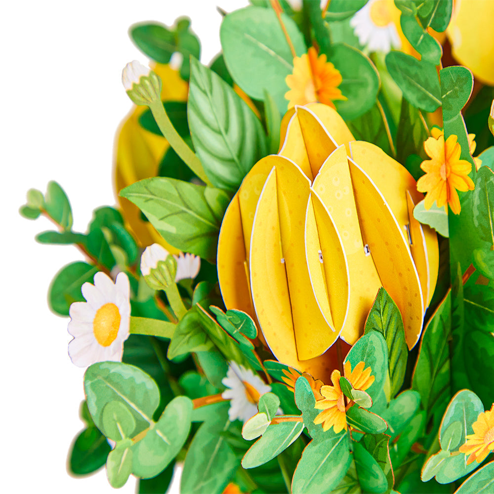 Lemon Bouquet 3D Pop Up Greeting Card