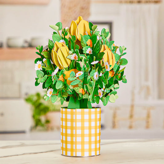 Lemon Bouquet 3D Pop Up Greeting Card