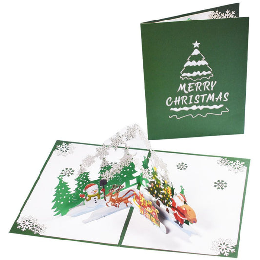 Christmas 3D Pop Up Card Christmas Tree Pop Up Greeting Card